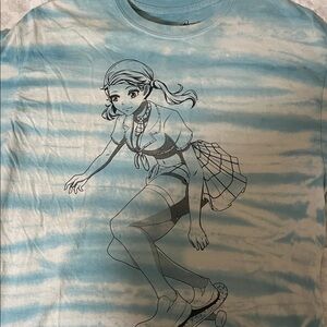 Proper Gnar School Skate Blue Tie Dye T-Shirt